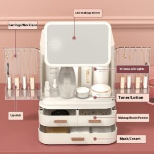Multifunctional Makeup Storage Chest of Drawers