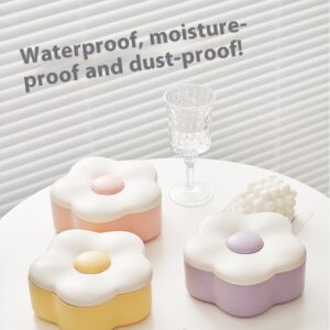 Cute Flower Cosmetic Mirror Organizer