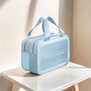 Wet and Dry Storage Bag for Toiletries and Cosmetics