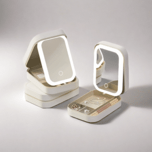 Makeup Bag with Light Up Mirror