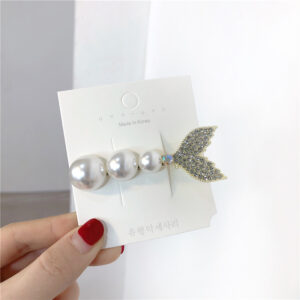Pearl Fishtail Hairclip